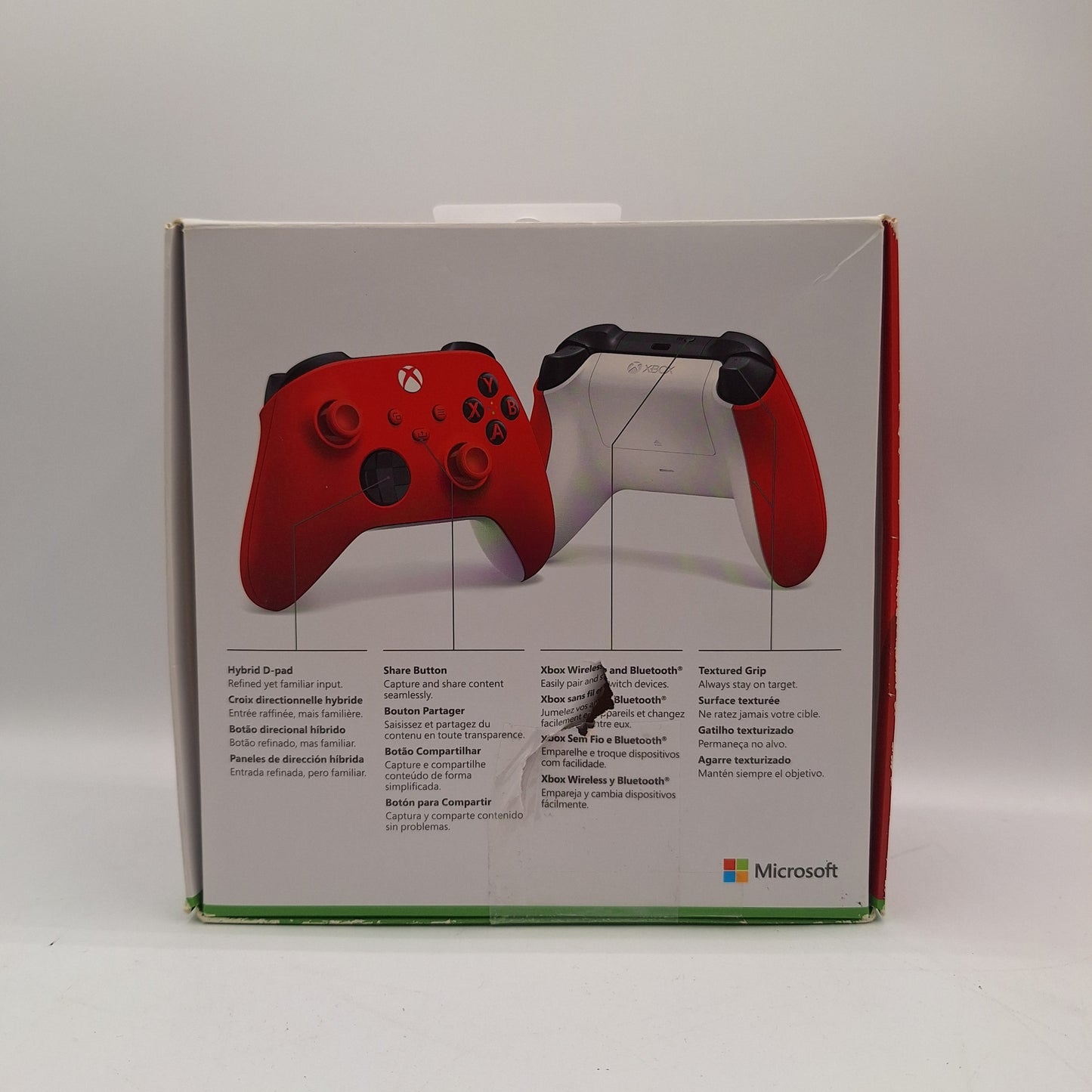 Broken Microsoft Xbox Series X|S Wireless Controller Pulse Red 1914