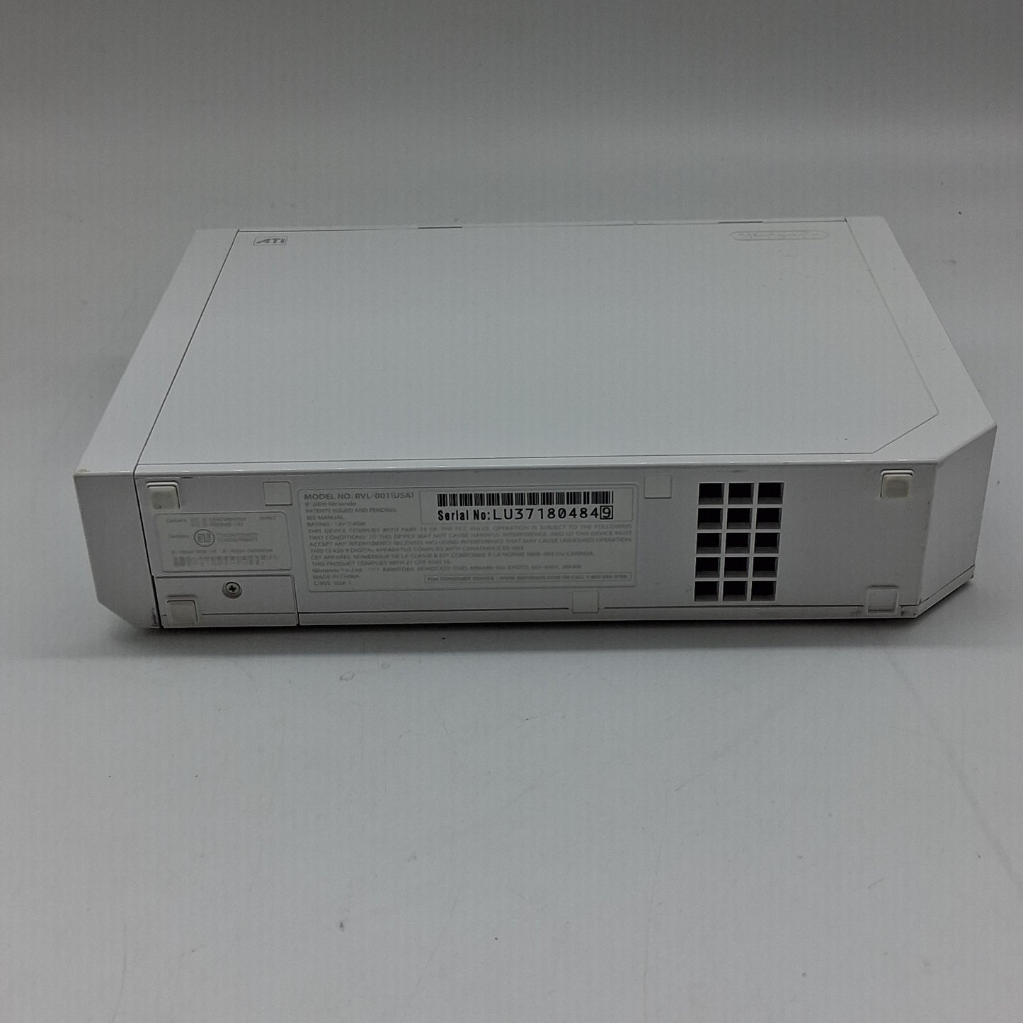 Nintendo Wii Video Game Console RVL-101 White