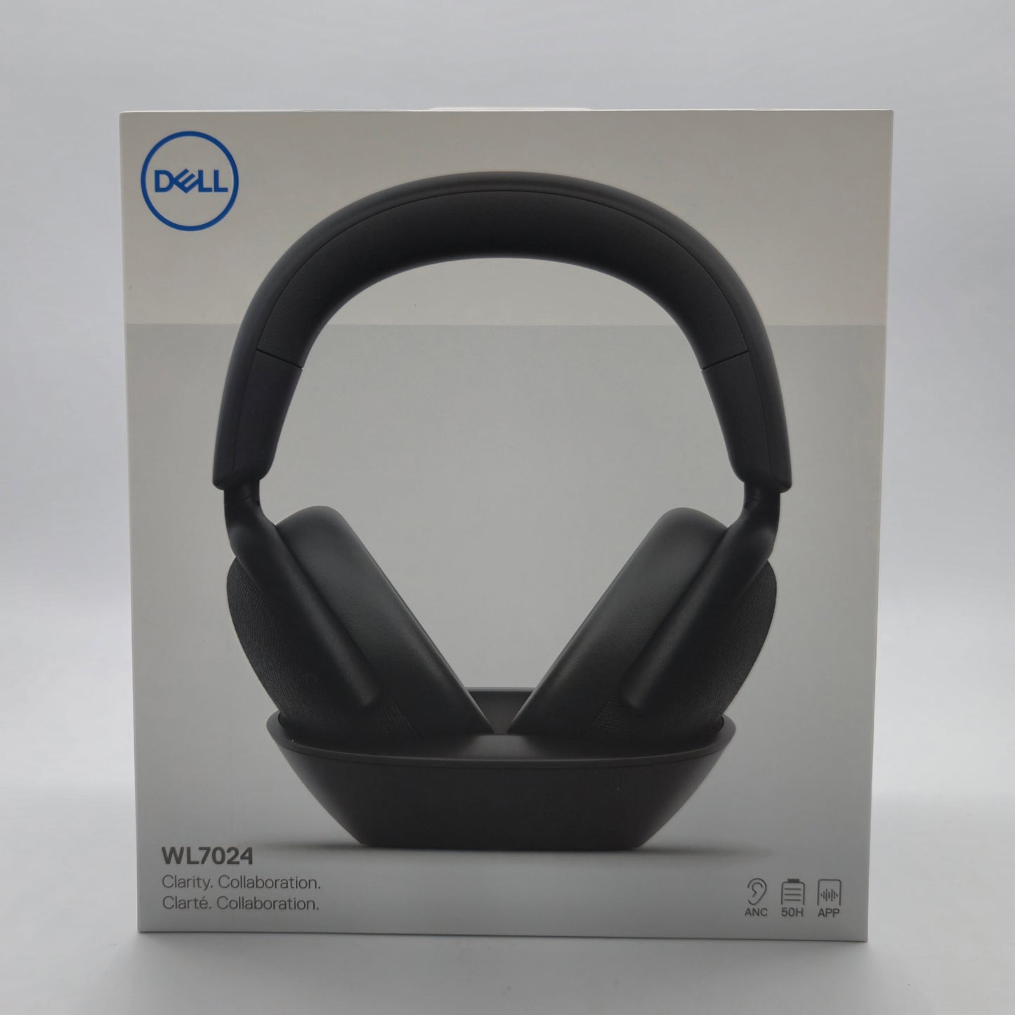 Dell WL7024 Wireless Noise Canceling Stereo Headset Black WL7024-DDAO Open Box