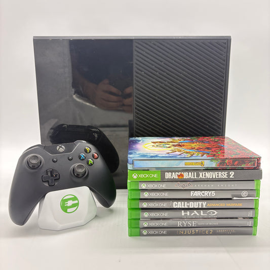 Microsoft Xbox One 500GB Console Gaming System 1540 + 8 Games